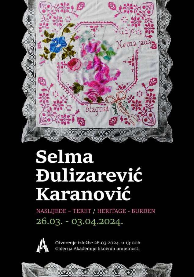 ALU Sarajevo: Izložba Selme Đulizarević-Karanović „Naslijeđe – teret“