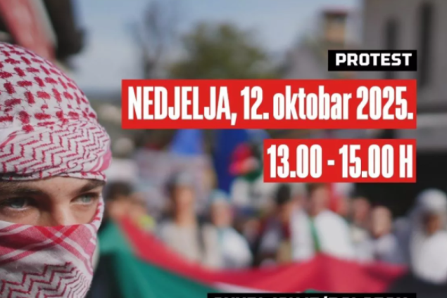 Sindikat osnovnog obrazovanja KS pozvao prosvjetne radnike na skup 'BiH za slobodnu Palestinu'