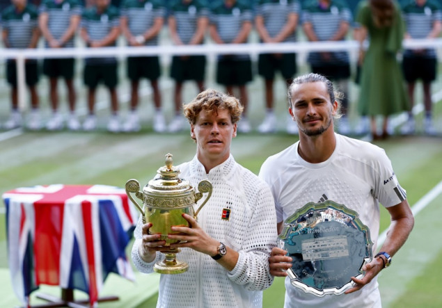 Sinner pobijedio Zvereva i osvojio titulu na Wimbledonu