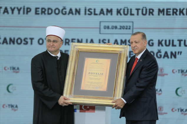 Erdogan u Sisku: Želim da ovo vrijedno djelo bude od koristi svima