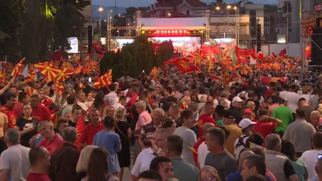 Hiljade ljudi prisustvovalo antivladinim protestima u Skoplju