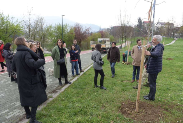"Modul Memorije": Posađena stabla u spomen na poginule i preminule umjetnike Sarajeva