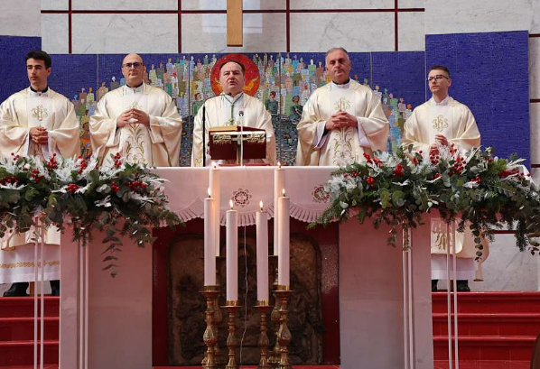 Biskup Palić predvodio božićnu misu u mostarskoj katedrali