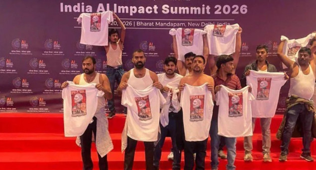 „Protest bez majica" na AI samitu izazvao političku buru u Indiji