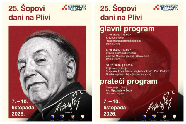 Šopovi dani na Plivi obilježavaju 100 godina Šopove prve zbirke