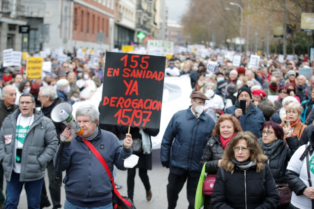 Zdravstveni radnici protestuju u Madridu