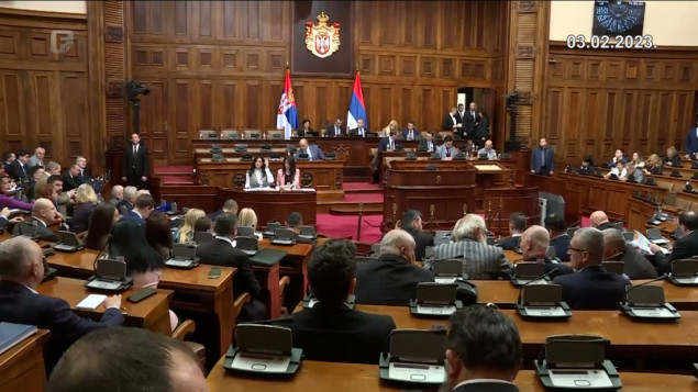Skupština Srbije prihvatila Vladin Izvještaj o pregovorima sa Prištinom