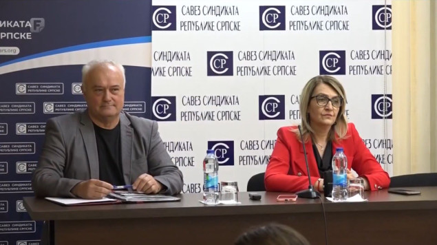 Predstavnici sindikata u RS-u i danas ukazali na nezadovoljstvo