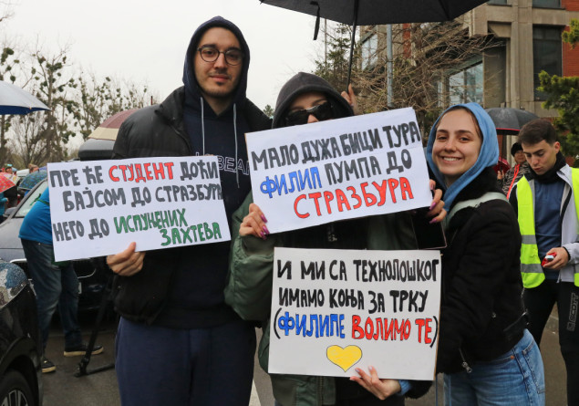 Srbija: Studenti krenuli biciklima u Strasbourg obratiti se dužnosnicima EU