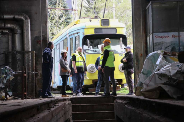 Kanton Sarajevo - Počeli radovi u krugu depoa za kvalitetnije održavanje tramvaja