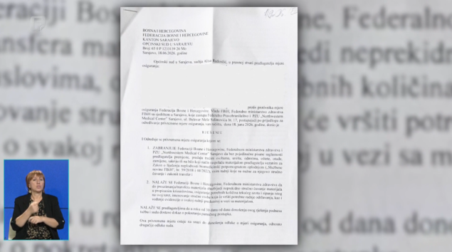 Općinski sud u Sarajevu naložio mjere za zakonito čuvanje biološkog materijala