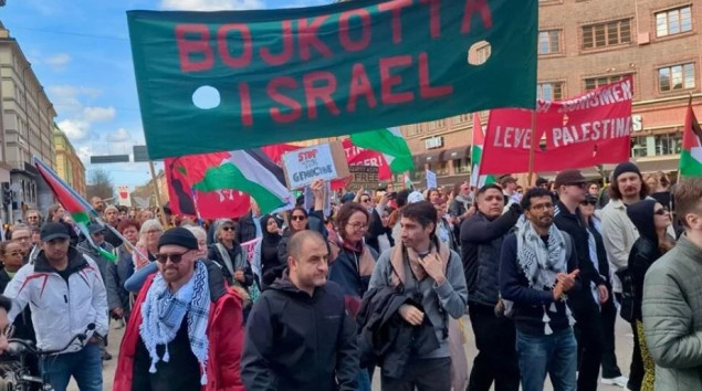 Stotine građana na protestu u Švedskoj zbog izraelskih napada na Gazu