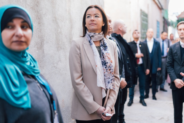 Fajon posjetila izbjeglički centar Talbieh u Jordanu