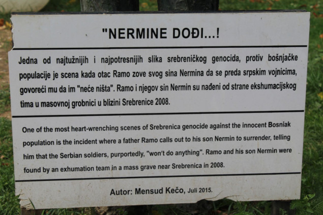 Spomenik 'Nermine, dođi' već duže vrijeme bio u užasnom stanju