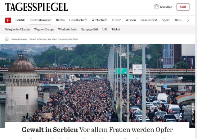 Der Tagesspiegel: Vučić ponovo pribjegava taktici napad je najbolja odbrana