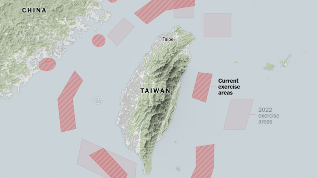 Tajpej: Kineski brodovi ušli u zabranjene vode oko dva tajvanska ostrva