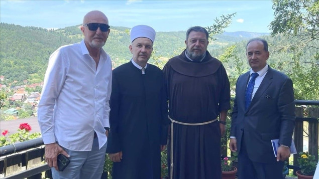 Muftija Grabus posjetio fra Iliju Božića, čuvara i upravitelja Marijanskog svetišta u Olovu