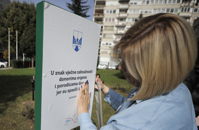 Otkrivena spomen-ploča zahvalnosti donorima