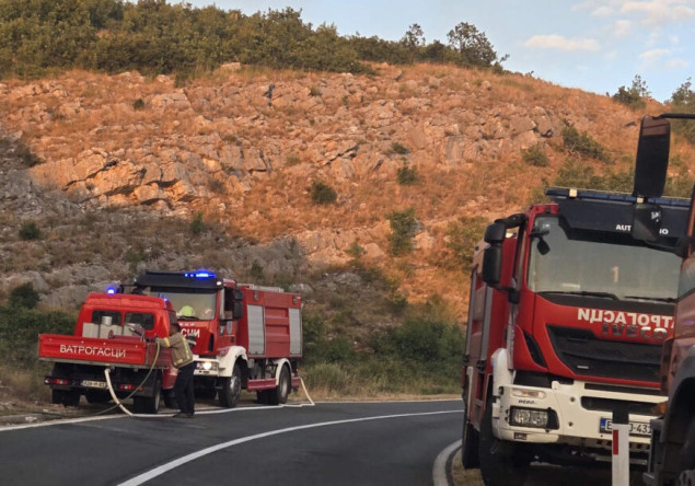 Stabilna situacija na požarištima kod Trebinja