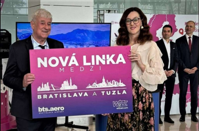 Tuzla dobila novu evropsku vezu, svečano otvorena aviolinija prema Bratislavi