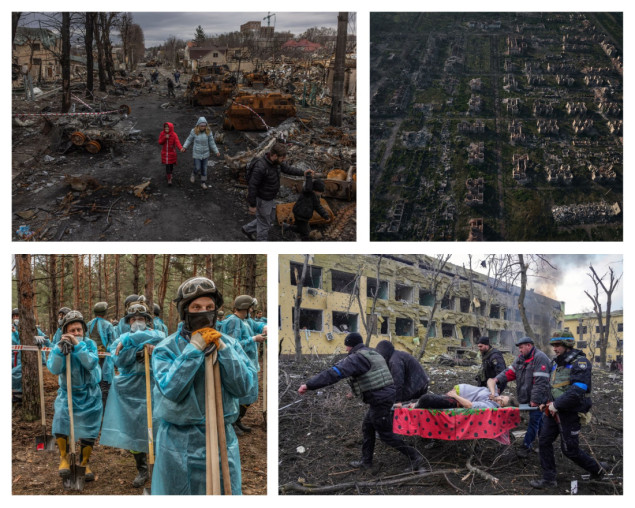 Lica i ruševine rata: Četiri godine invazije u fotografijama