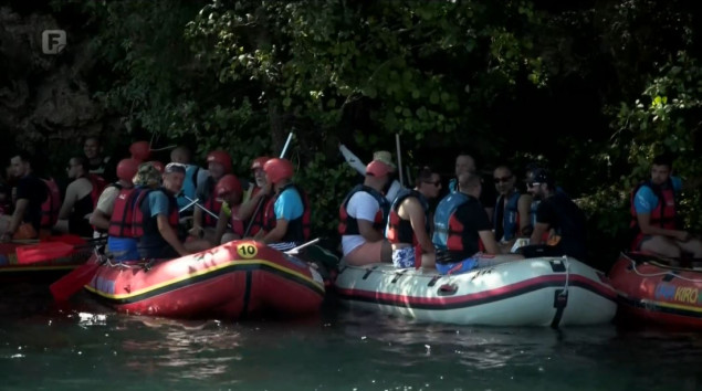 Startovala 49. Una regata: Oko pedesetak plovila uputilo se prema kampu Štrbački buk