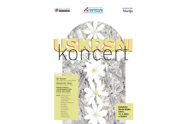 Uskrsni koncert HKD-a Napredak u srijedu u Mostaru