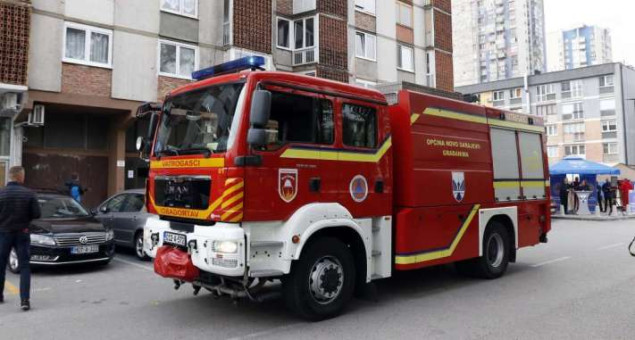 Požar na otvorenoj pijaci u Sarajevu, nema povrijeđenih