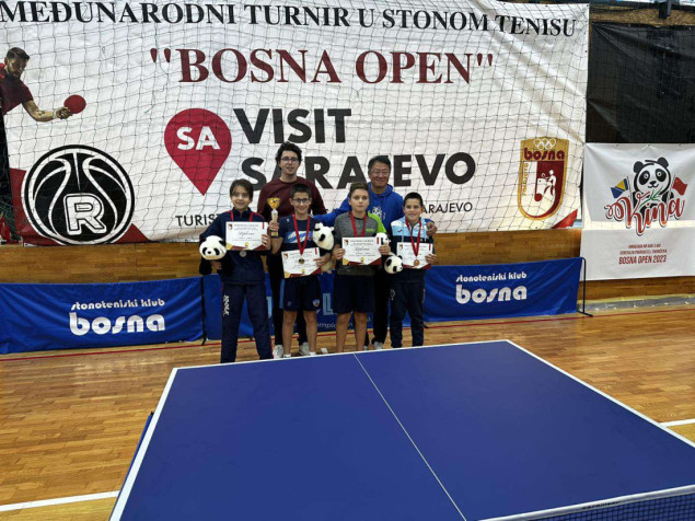 Završen Treći međunarodni turnir u stonom tenisu "Bosna OPEN - Visit Sarajevo 2023"