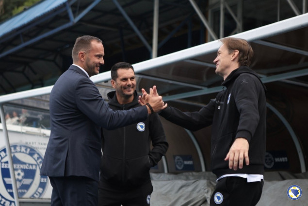 Vico Zeljković posjetio trening „A“ reprezentacije BiH