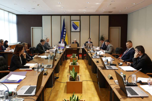 Vijeće ministara BiH o vanjskim poslovima, VSTV-u i izgradnji plinovoda