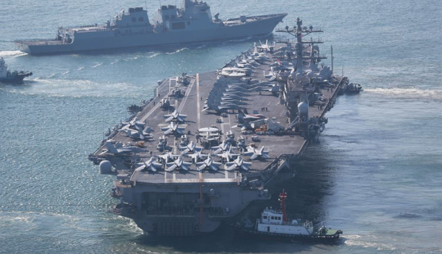 Počela zajednička pomorska vježba SAD-a, Južne Koreje i Japana