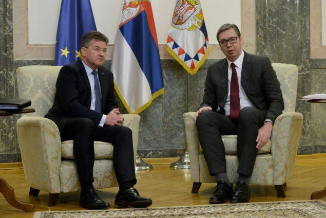 Vučić i Lajčak o europskom prijedlogu formiranja ZSO: Težak i sadržajan razgovor