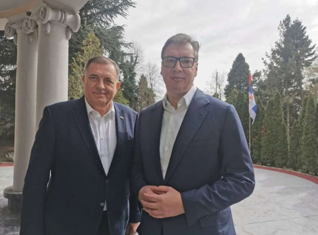 Vučić se sastaje s Dodikom u Beogradu