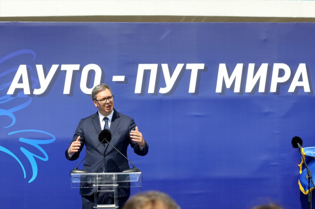 Vučić na otvaranju dionice “Autoputa mira“: Ovo će biti najprometniji put za 20 do 25 godina