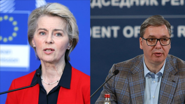 Vučić razgovarao s Von der Leyen o situaciji na sjeveru Kosova