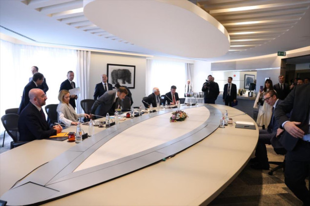 Evropski lideri održali odvojene sastanke sa Kurtijem i Vučićem