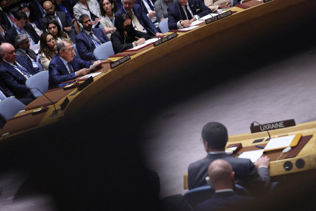 Lavrov održao govor i napustio sjednicu Vijeće sigurnosti UN-a o Ukrajini