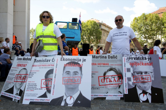 Hrvatska: Tisuće prosvjednika traži ostavku Vlade i prijevremene izbore