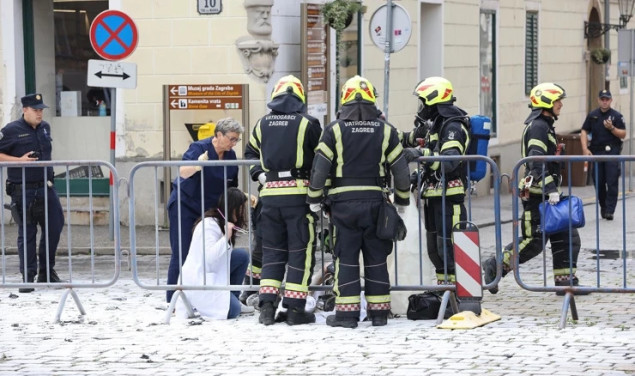 Muškarac se u Zagrebu polio benzinom i zapalio na Markovu trgu