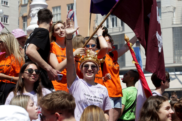 Zagreb: Hiljade maturanata na “norijadi”