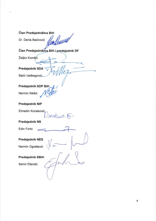 Stranački lideri jedinstveni: Državna imovina pripada isključivo državi BiH