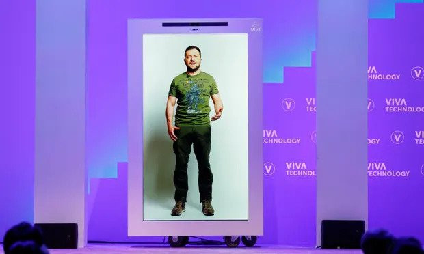 Hologram Zelensky obećava da će Ukrajina poraziti 'carstvo'