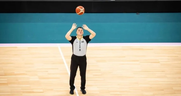 Bh. arbitar Ademir Zurapović sudi finale Eurobasketa između Turske i Njemačke