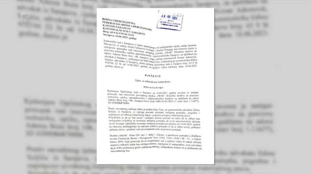 Čano: Kantonalni sud presudio na osnovu vjerovatno već dogovorenog scenarija