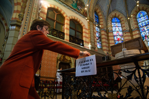 U svim župama i samostanima na misama prikupljan novac za Tursku i Siriju