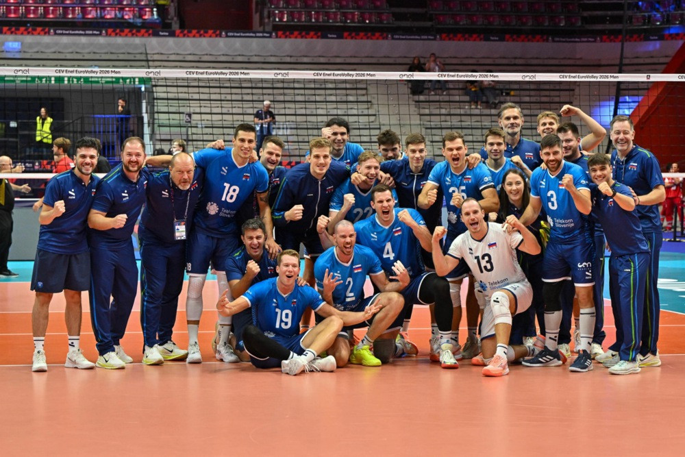 Odbojkaši Slovenije u polufinalu Evropskog prvenstva