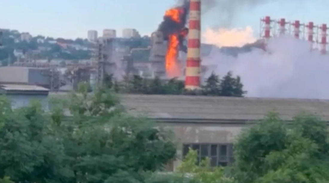 Ukrajinski dron izazvao požar u rafineriji Tuapse