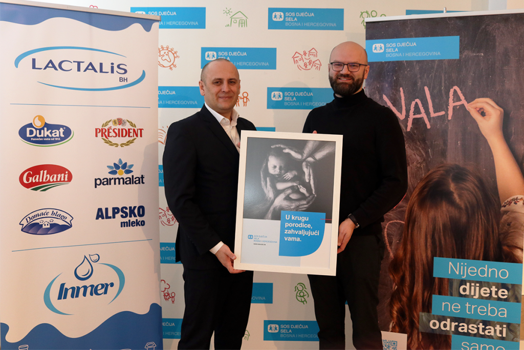 Jednogodišnji projekt Lactalisa BH i SOS Dječijih sela u BiH