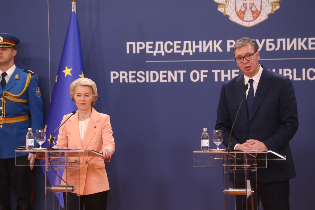 Von der Leyen u Beogradu: Srbija jedna od najnaprednijih zemalja u procesu pristupanja EU-u